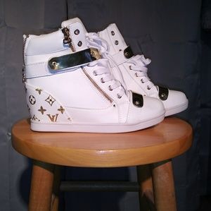 High heel sneakers custom